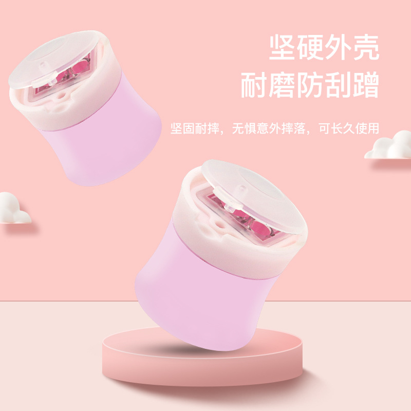 Yalong Cross-border Mini Pencil sharpener, children's plastic double-hole test pencil sharpener, student cartoon pencil sharpener customization Application Scenario