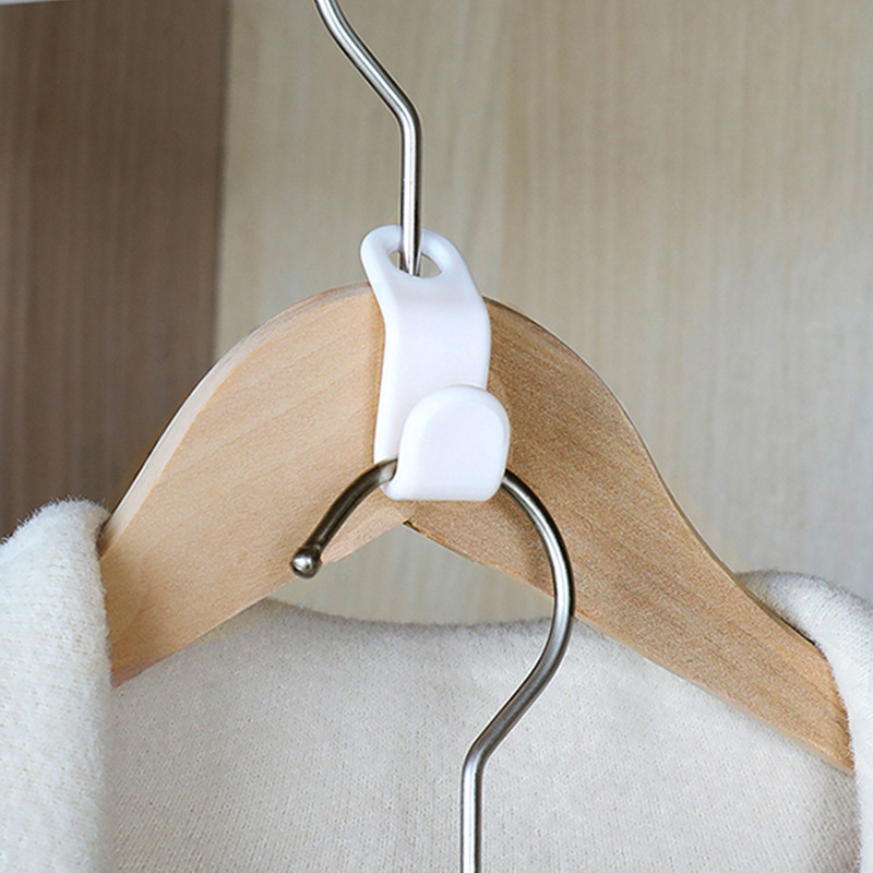 Home hanger connection hooks, fashionable hanger connection buckles, series storage, multiple layers of stackable connection buckles and hooks