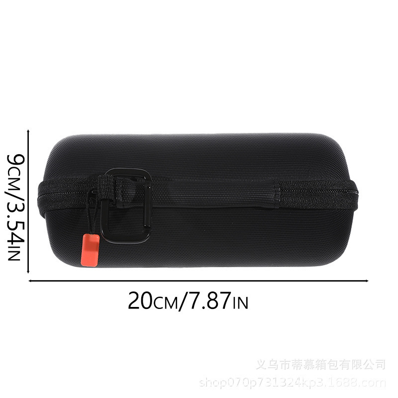 适用于Beats Pill 无线蓝牙扬声器收纳包音箱保护盒 加厚PU防水壳白底实物图