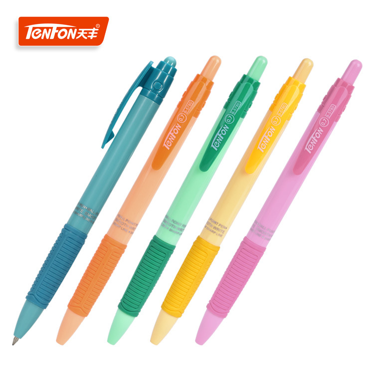 Wholesale ballpoint pen 5780 plastic press ballpoint pen 0.7MM Ballpoint pen blue advertising promotion pen full figure