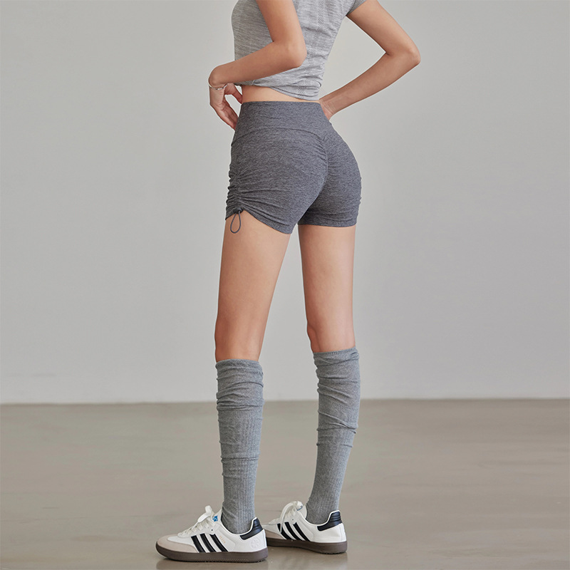 Fitness shorts, women's summer quick-drying outerwear, tight elastic Pilates training suit, running sports, three-point yoga pants