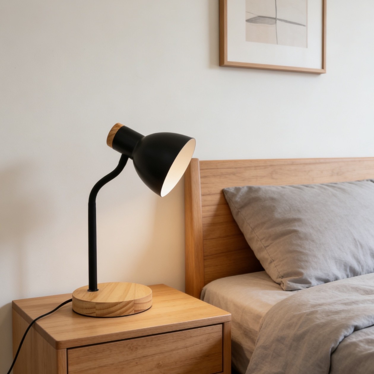 Nórdico creativo lámpara de mesa ajustable escritorio de protección de ojos led dormitorio universitario lectura moderna cabecera de cama lámparas decorativas Specification image