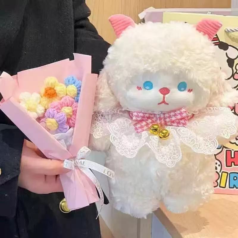 New plush toy 8-inch claw machine doll wholesale, cute and popular new claw machine doll, wedding throw and play details Picture