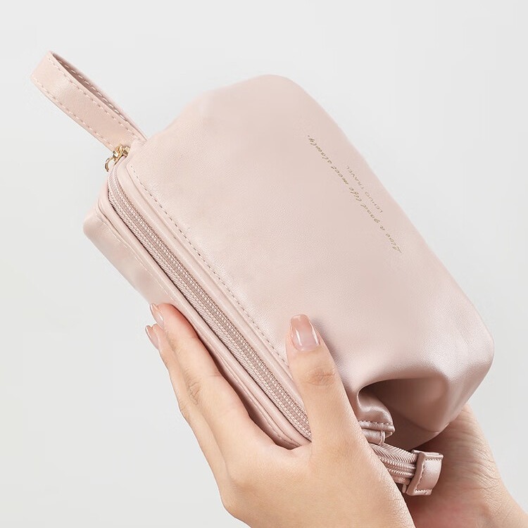 Cosmetic bags, women's portable toiletry storage bags, travel large-capacity waterproof toiletry bags, hand-held bags, starting from one Specification image