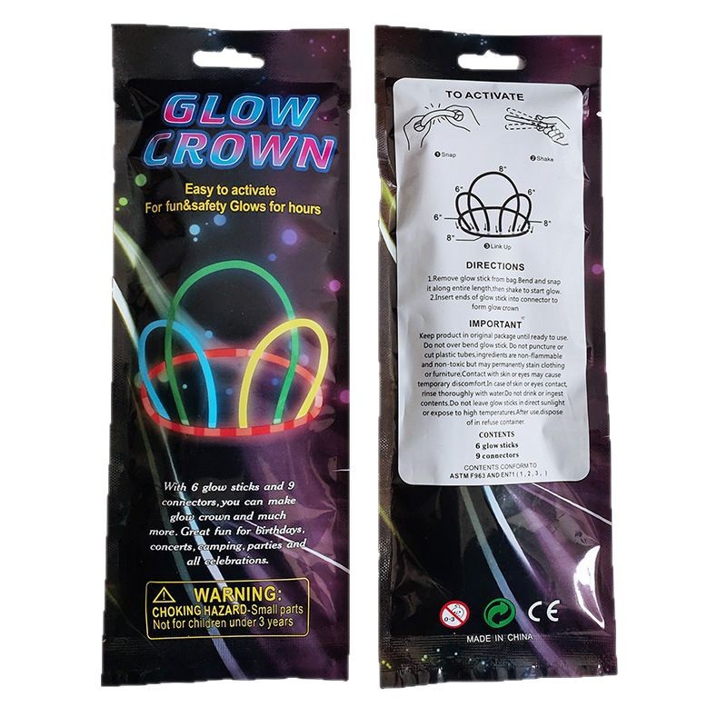 批发兔耳朵发光款/2025菊花花环/玩具/发光胸章/跨年白底实物图