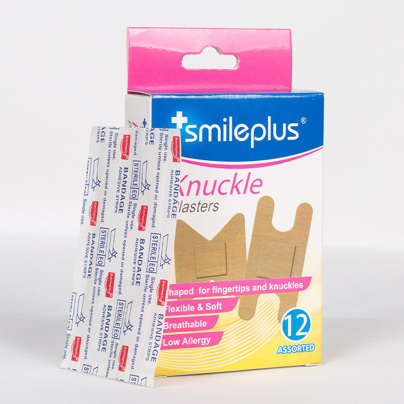12 pieces of skin-colored elastic fabric band-aids with strong extensibility and comfort are only for foreign trade export Specification image