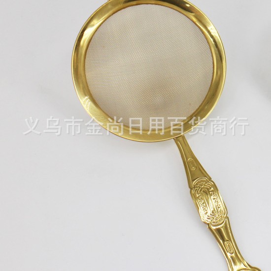 Household Ruyi handle 30-mesh deep mesh 201 stainless steel corrugated mesh oil leakage isolation ultra-dense flour screen mesh household mesh leakage Application Scenario