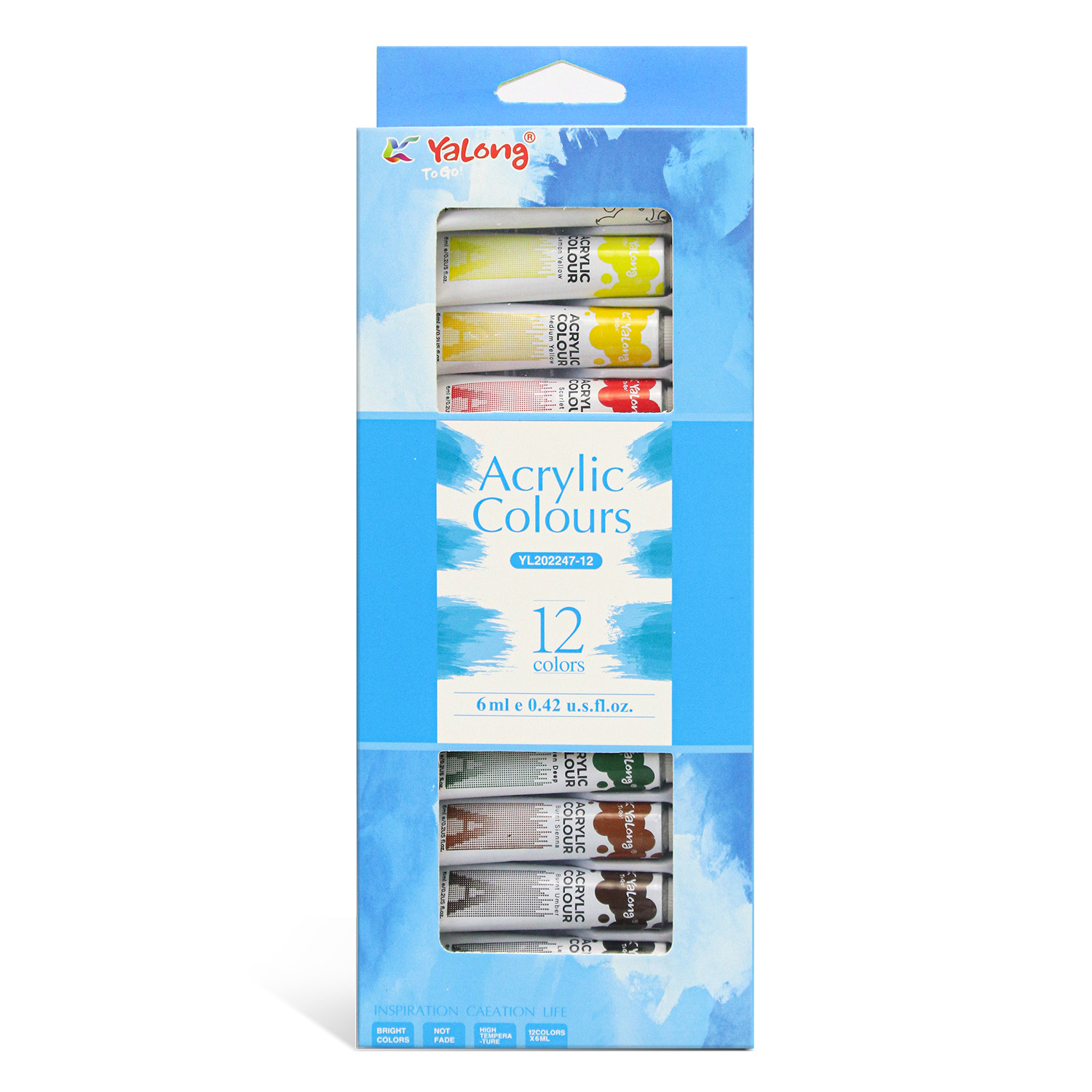 Yalong Cross-border Student Wholesale Student Art Supplies, Hardcover Waterproof Painting Children's Watercolor Set Specification image
