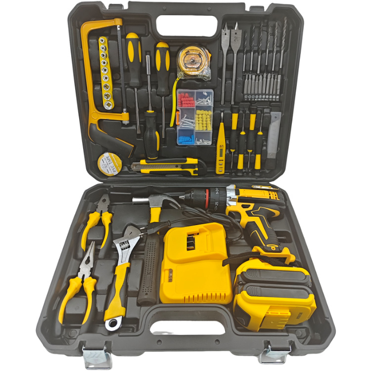 Hand-held drills, cross-border best-selling household multi-functional electric drills, rechargeable drills, electric screwdrivers, electric drill and electric tool sets Application Scenario