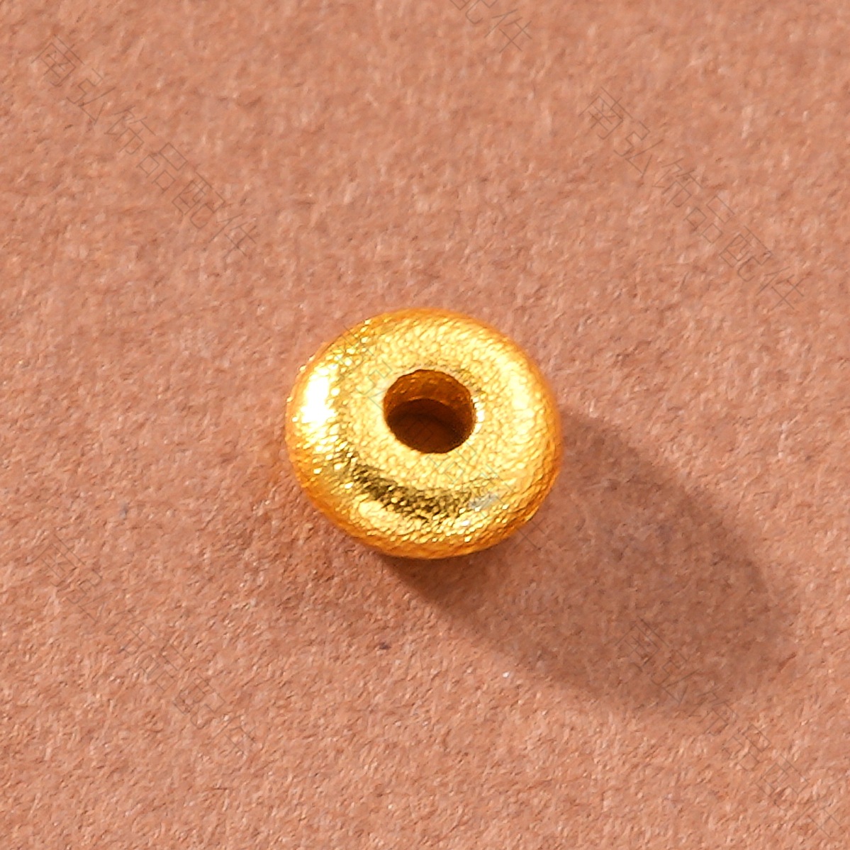 Ancient-style Vietnamese sand gold color-preserving circular wheel beads, high-end bracelet, necklace, DIY jewelry accessories Specification image