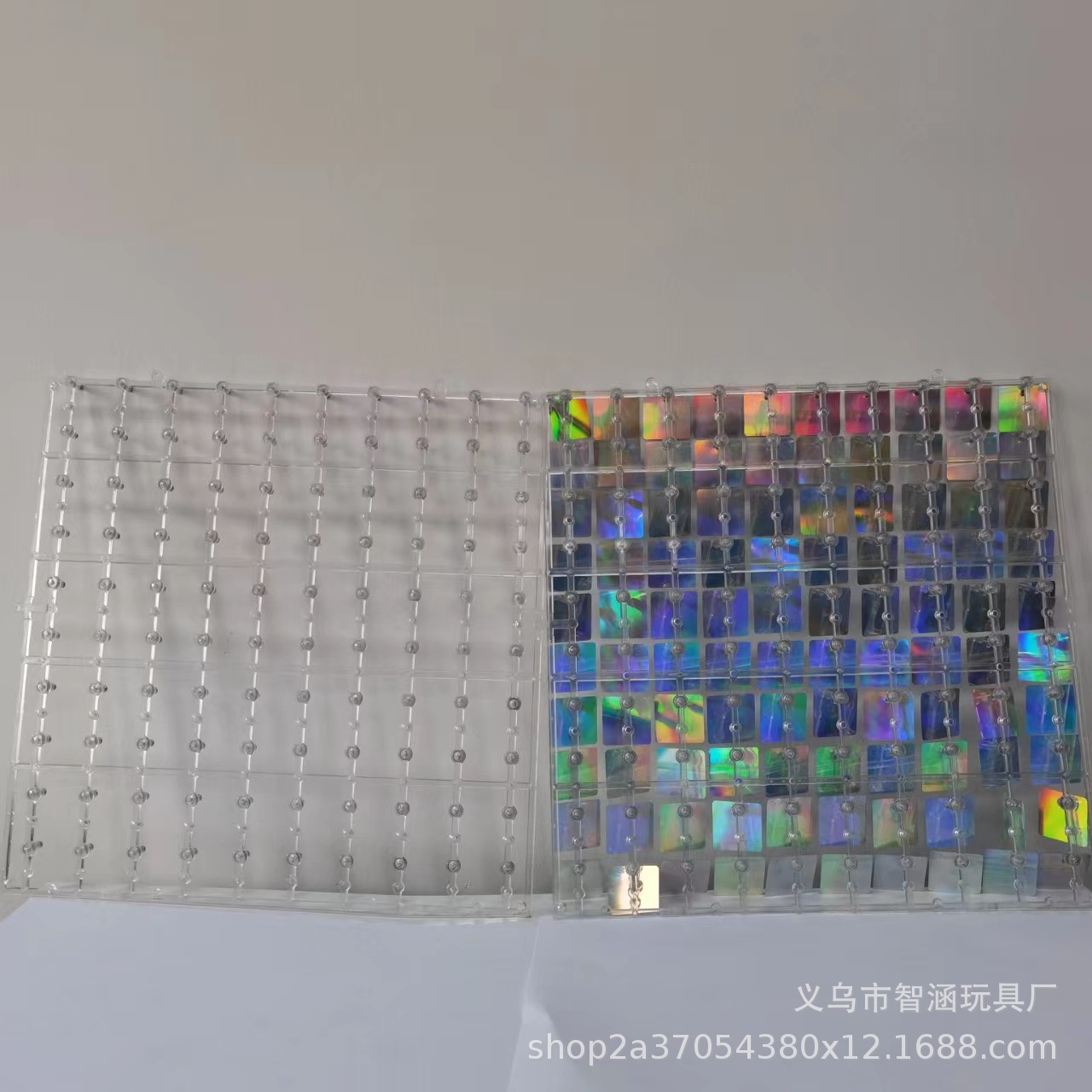 广告风动扣板亮片风动板户外炫彩闪亮闪动亮片招牌装饰板三维扣板