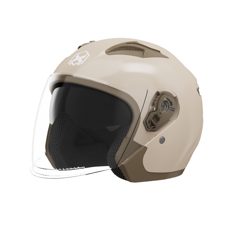 Special supply for foreign trade: motorcycle helmets for men to keep warm in winter, half helmets for electric bikes for women, and all-season sun protection safety helmets Item Picture