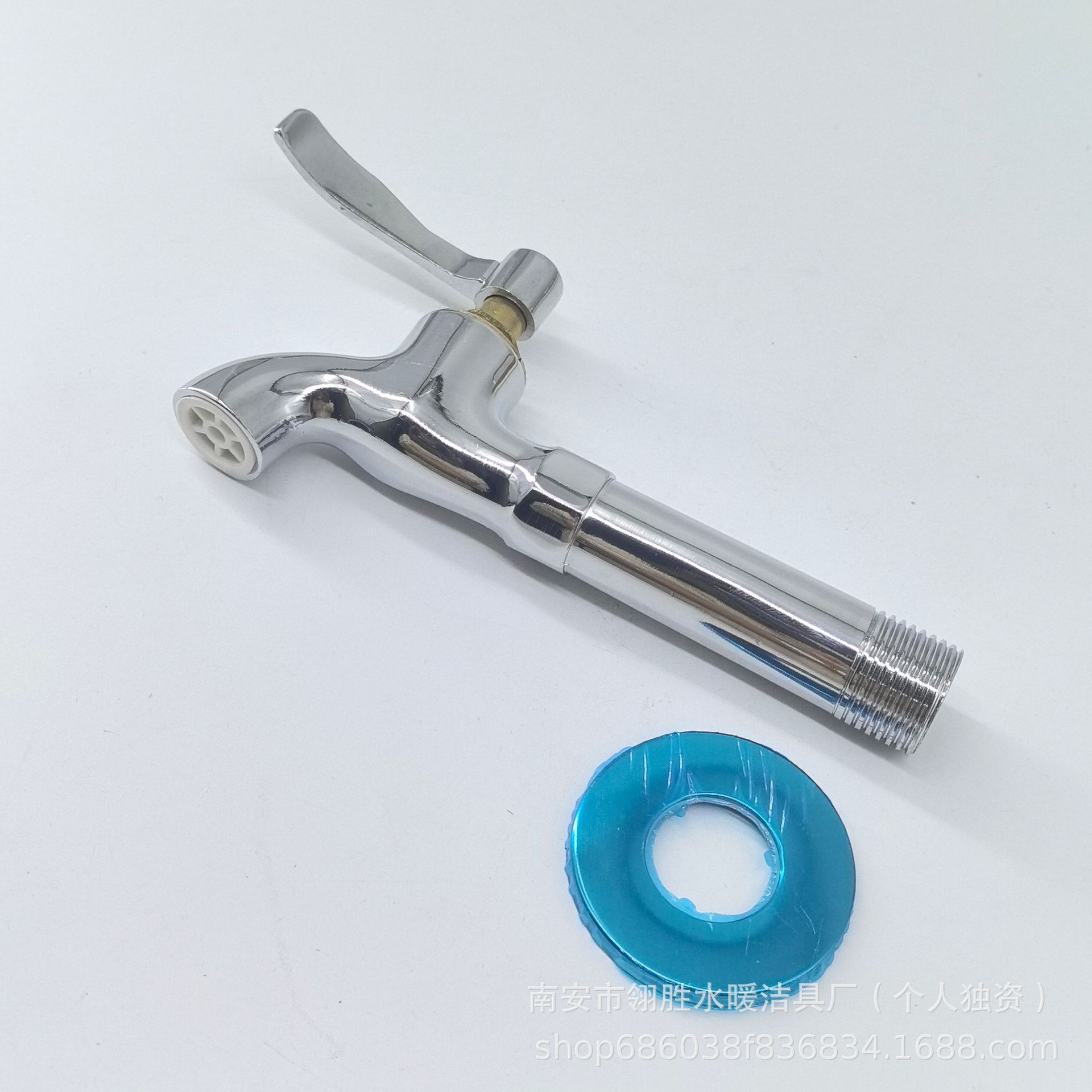 水龙头/水龙头北美/小熊贴防溅水龙头/洗手盆水龙头合金双联/卫浴产品图