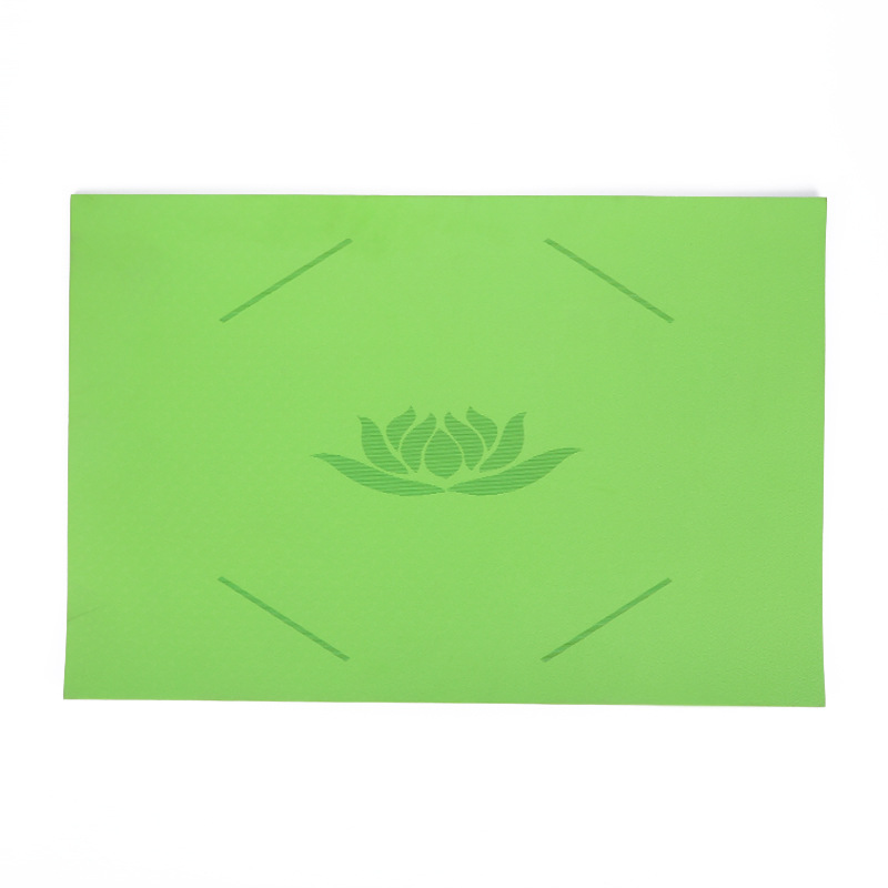 Fabricante de suministro directo yoga rodilla mat home fitness slimming ejercicio auxiliar mat TPE doble capa antideslizante de alta densidad Item Picture