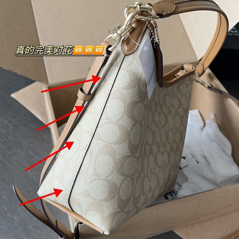 新款流浪包百搭配牛皮对花版字母腋下包斜挎包质感斜挎购物袋细节图