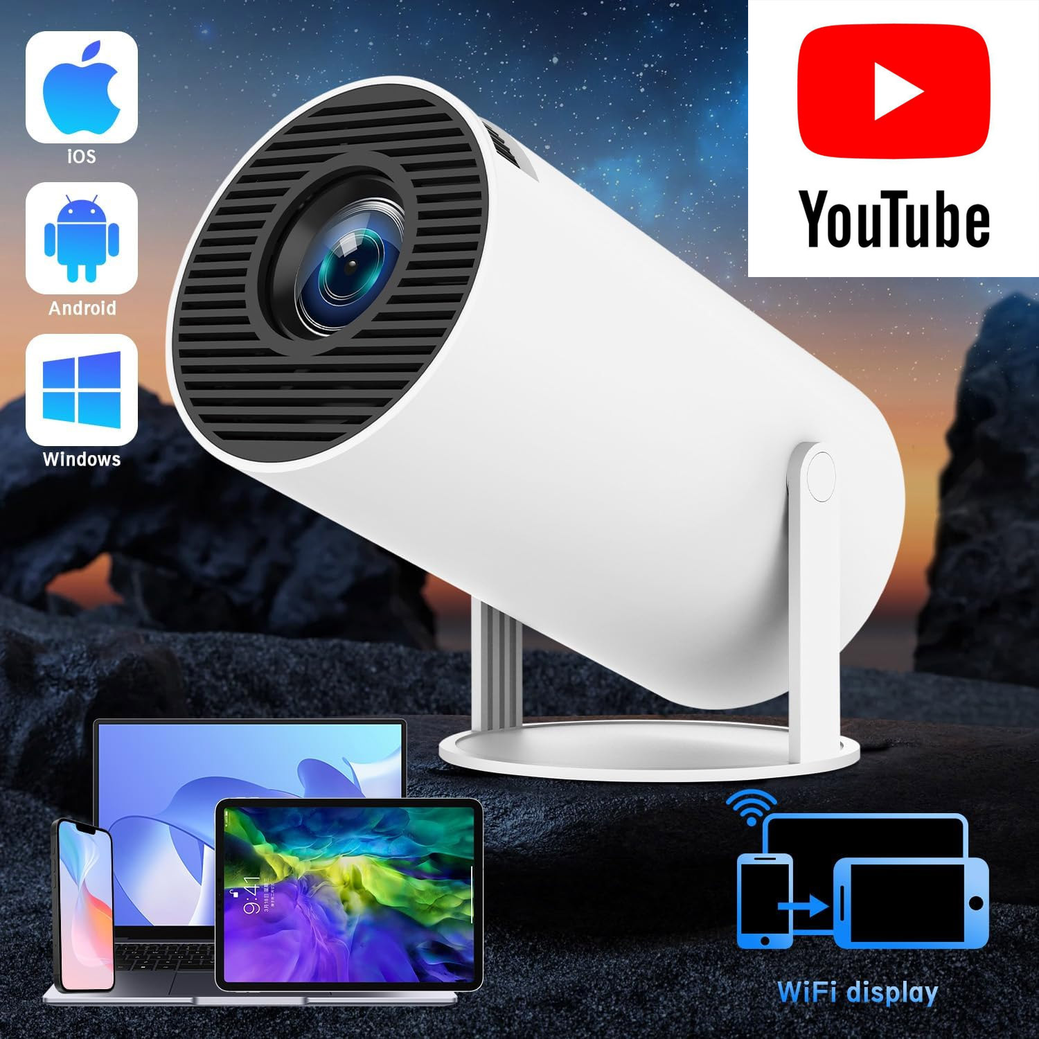 محطة YY300PO العابرة للحدود ومصنع YouTube لأجهزة عرض الفيديو المحمولة المزودة بأجهزة شاشة عالية الاستبانة details Picture