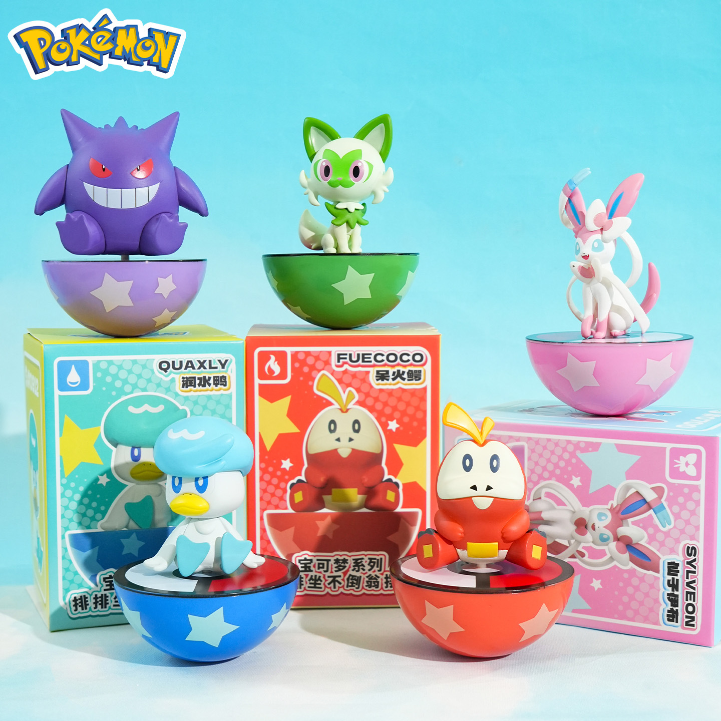 Official Pokemon seated figurine series, trendy toys, figurines, dolls, gifts, home and office desktop decorations Application Scenario