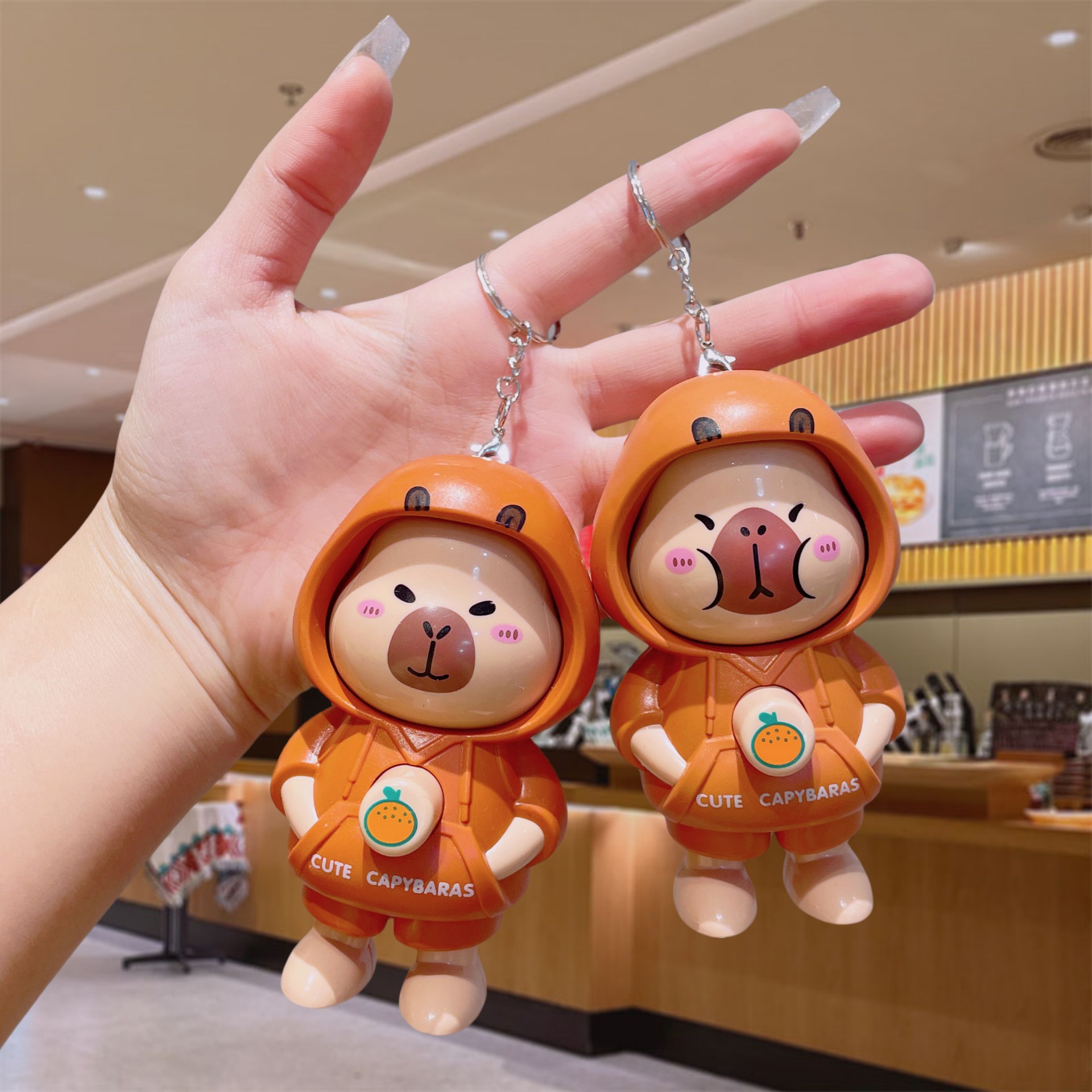 Kabibala face-changing dolls, stress-relieving toys, popular keychains, pendants, small accessories, couple gifts, bags, pendants details Picture