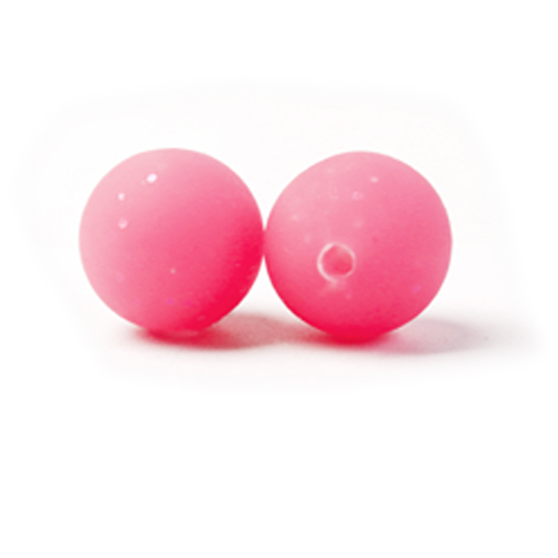 Factory direct sales of DIY silicone beads, how many baby teething beads, candy-colored teething round beads, teething gel loose beads Item Picture