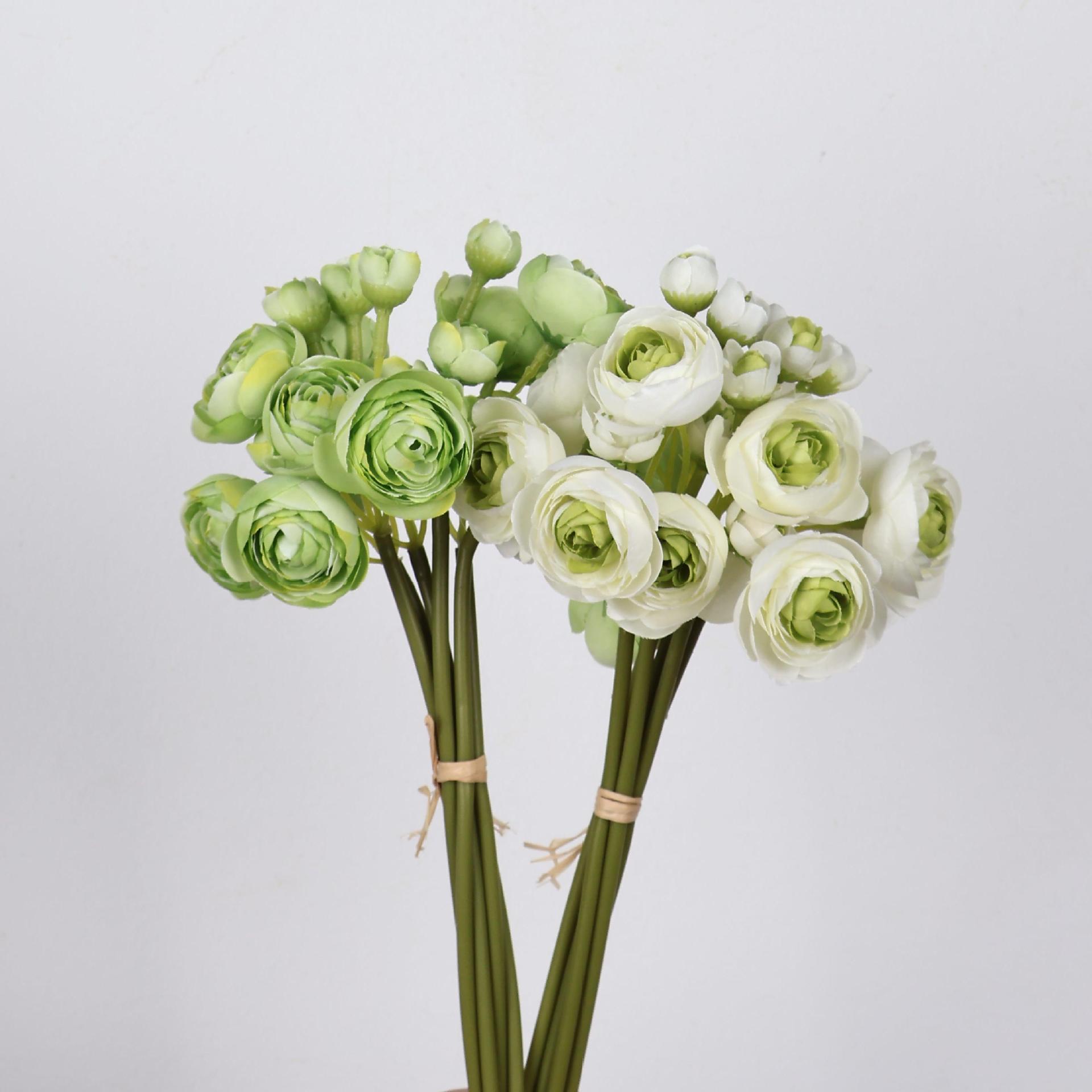 迷你露莲花露莲把束仿真花小茶玫花束假高级感家居装饰花婚庆绢花细节图