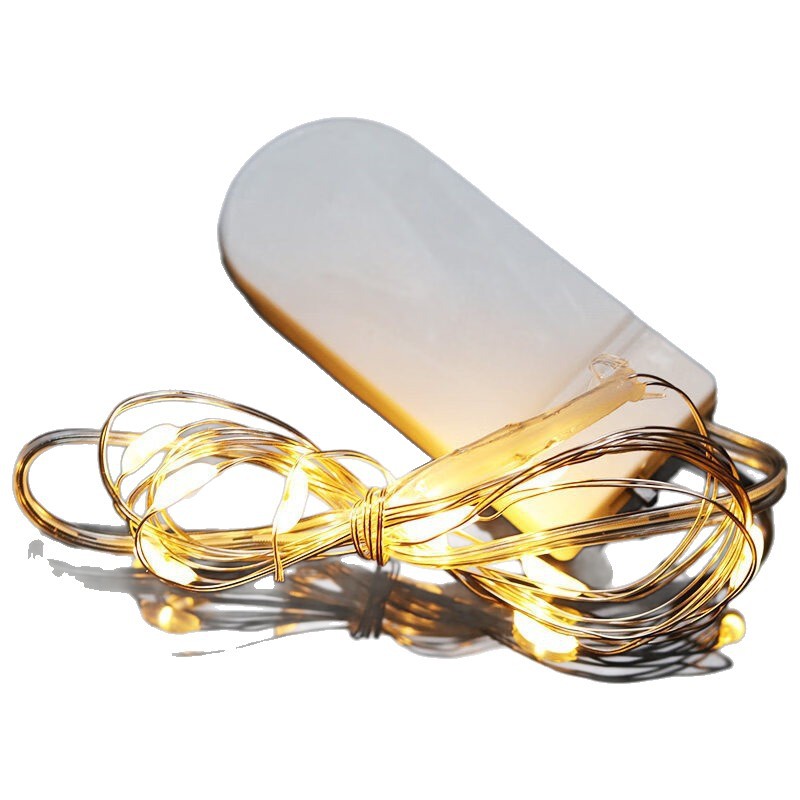 LED small colored light gift box, flashing flower bouquet, baking decoration string light, copper wire light, flower shop colored light, luminous light string cake Item Picture