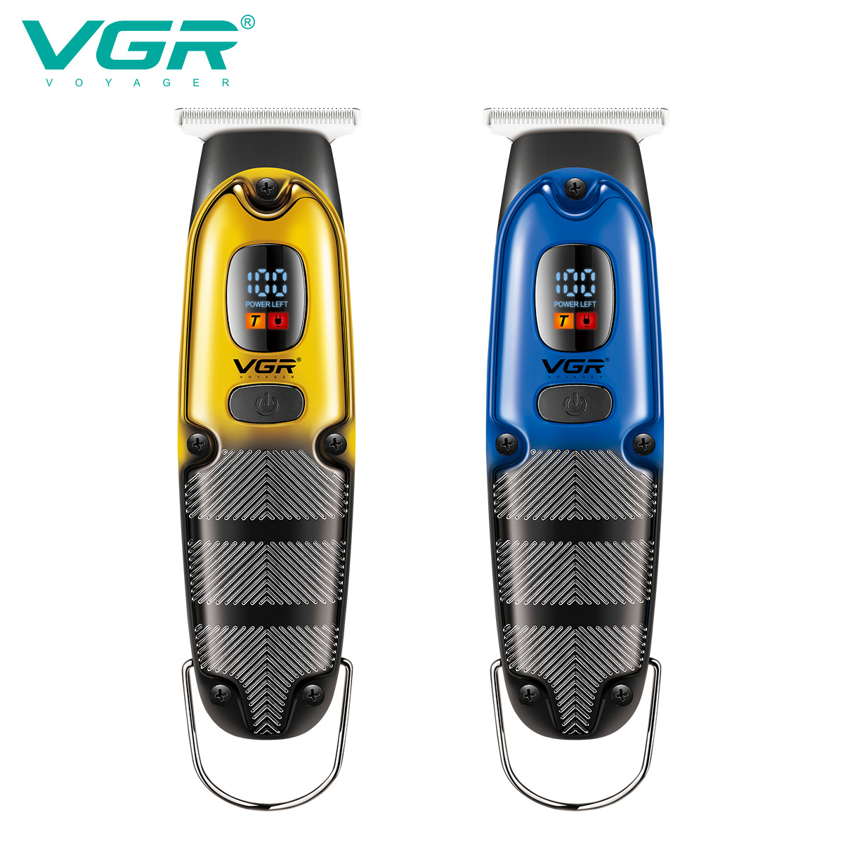 كما أن أجهزة الحلاقة الكهربائية للبالغين من طراز VGR981 تُظهر عجلات ذات شفرات حلاقة كهربائية مصنوعة من الفولاذ المقاوم للصدأ المستخدم في المنازل details Picture