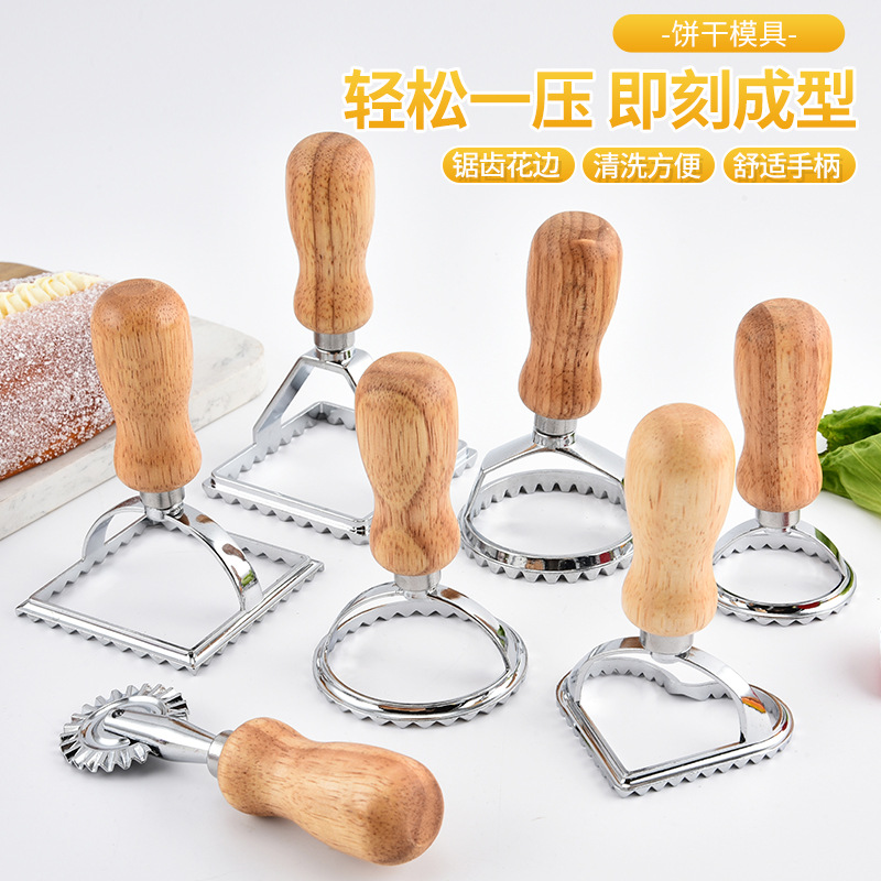 New zinc alloy cookie molds for cross-border Christmas creative baking tools, molds for making cookies, household wholesale