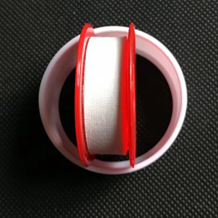 Export plastic tape, zinc oxide tape, rubber paste, cotton cloth, transparent red core, white sleeve, 1.25*4m Specification image