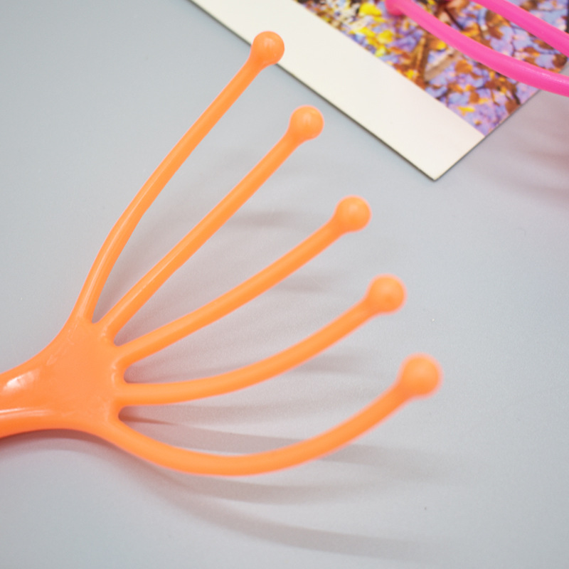 Factory direct sales of five-claw head massager, manual plastic scalp massage claw head grasping magic tool, stress-relieving and relaxation wholesale Specification image