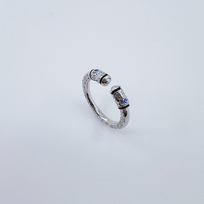 Prima prima accesorios nueva moda anillo de mujer vintage estilo nacional anillo de apertura mujer anillo de palo redondo oro anillo de calidad de aire anillo de dedo Specification image