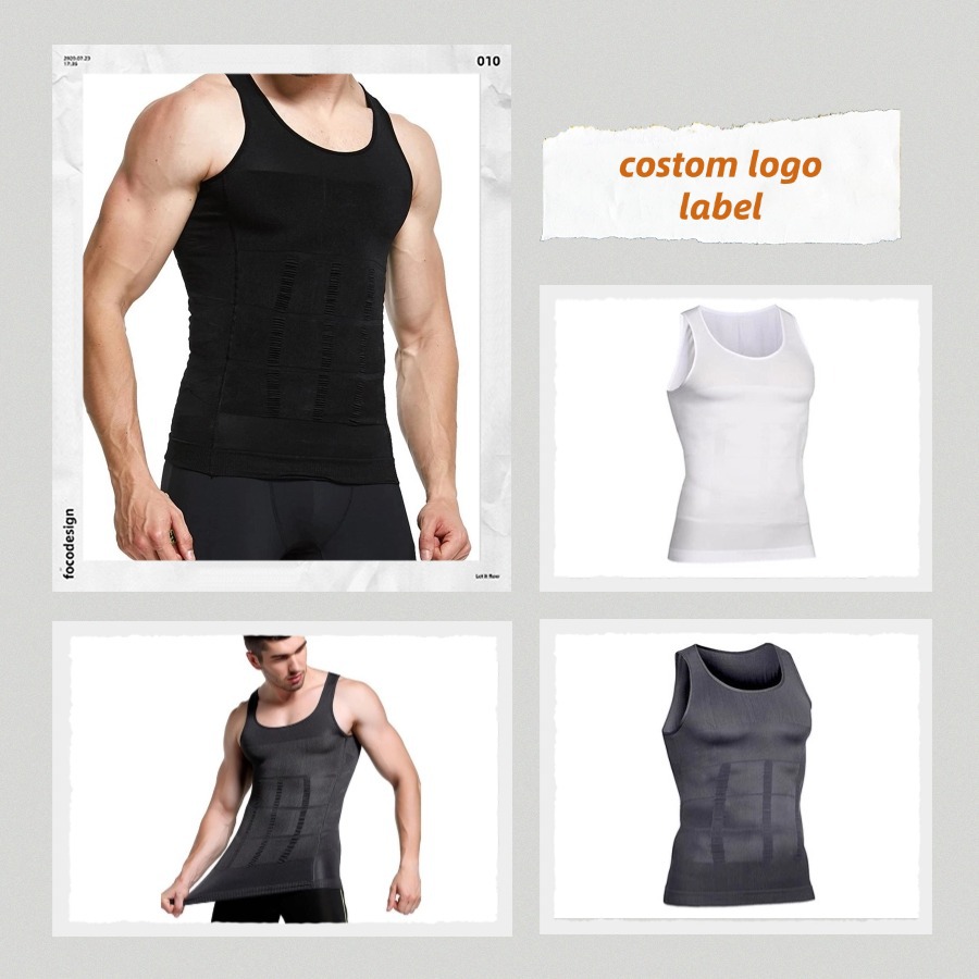 男士塑身背心 slim n lift电视购物束腰收腹内衣TV收腹背心