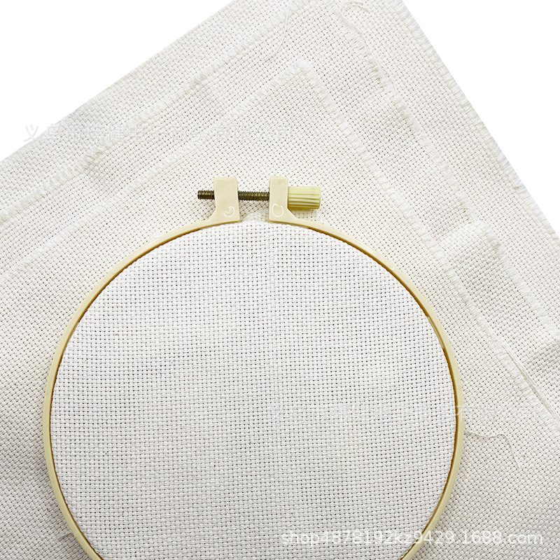 戳戳绣布DIY材料包抖音同款戳戳乐专用布俄罗斯戳绣毛线刺绣批发白底实物图