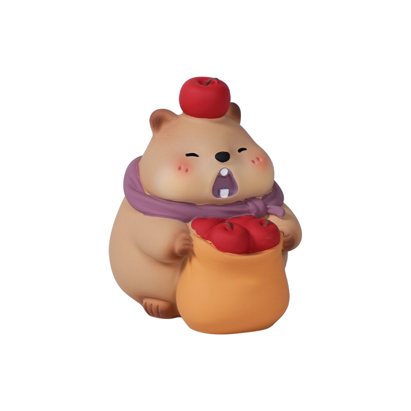 Original Groundhog lying flat Daily series blind box, creative and cute pet desktop decoration, car decoration Item Picture
