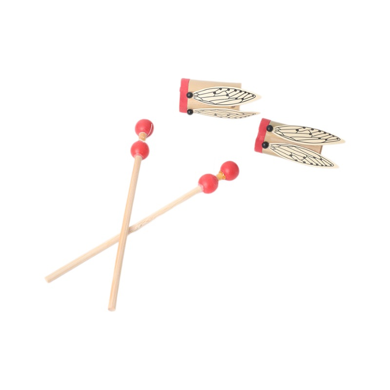 Traditional outdoor bamboo cicada wooden acoustic bamboo cicada educational toys, classic outdoor children's childhood memories, children's toys Item Picture