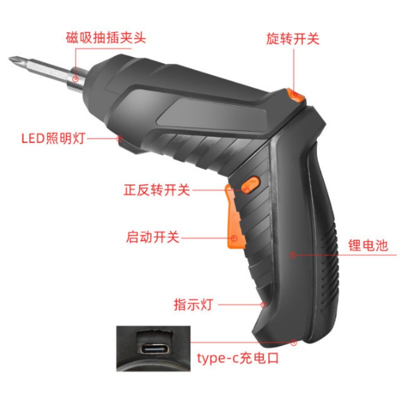 Multi-functional handheld rechargeable electric screwdriver, hand impact drill, electric drill Application Scenario