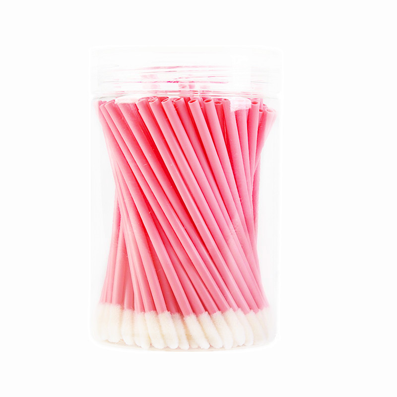 100-barrel disposable lip brushes, lipsticks, glaze sticks, makeup brushes, lip liner, beginner makeup artists wholesale Item Picture