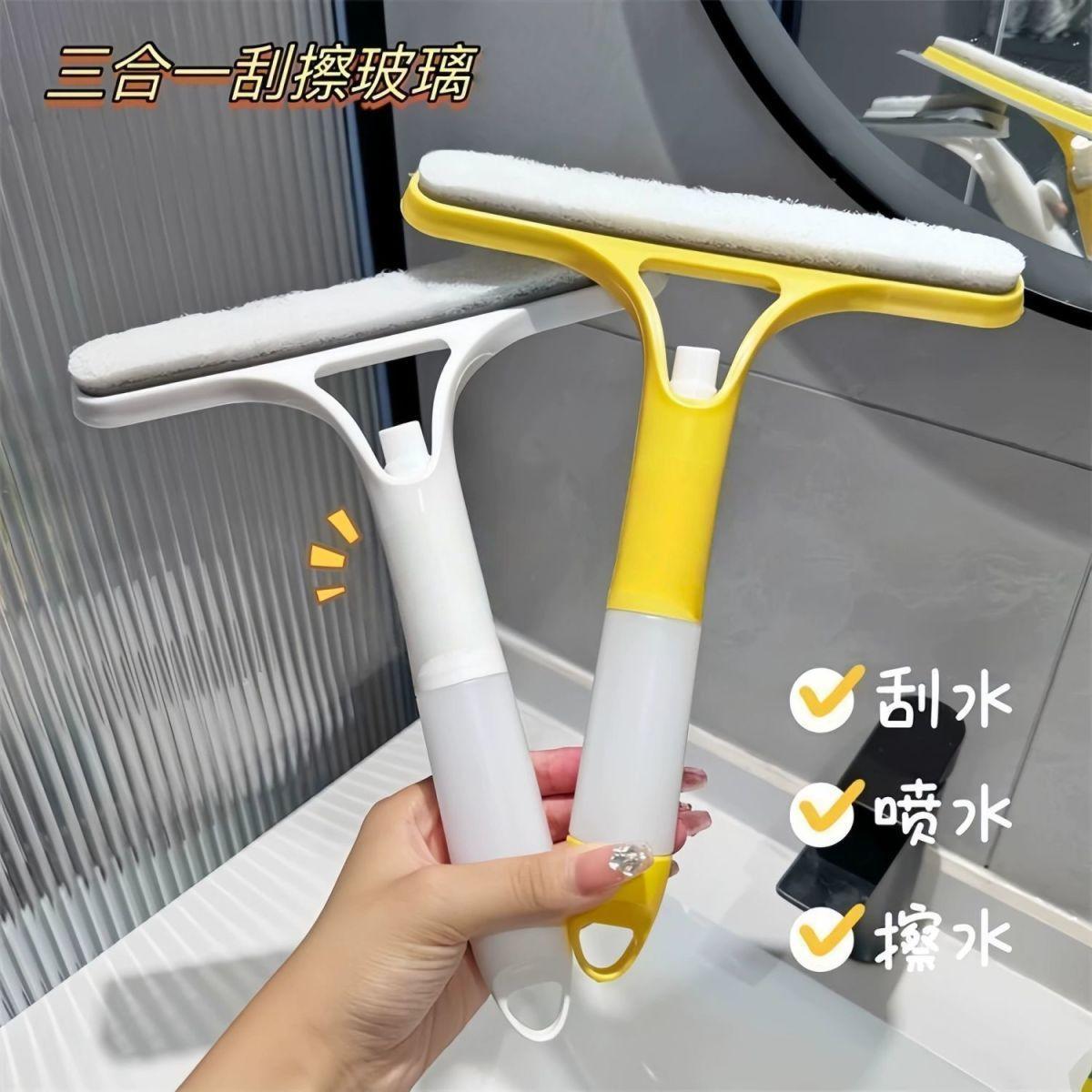 Glass cleaning wonder, household bathroom tools, window wiper, mirror brush, cleaning and cleaning scraper, bathroom scraper
