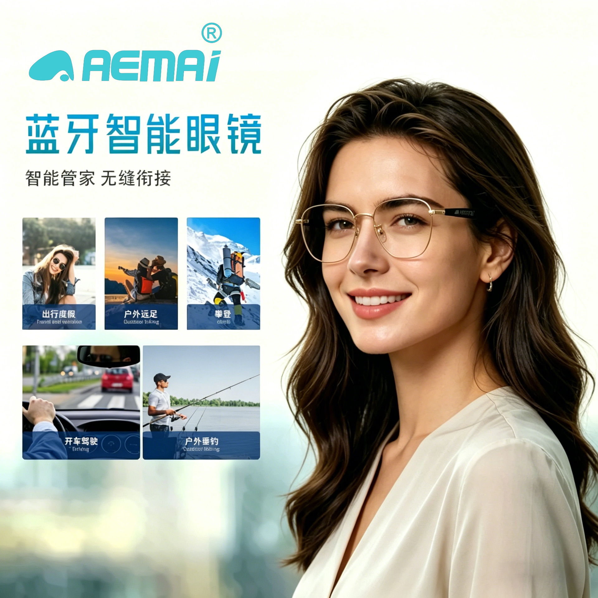 智能眼镜/AI眼镜/AI/ai眼镜/AI智能眼镜细节图