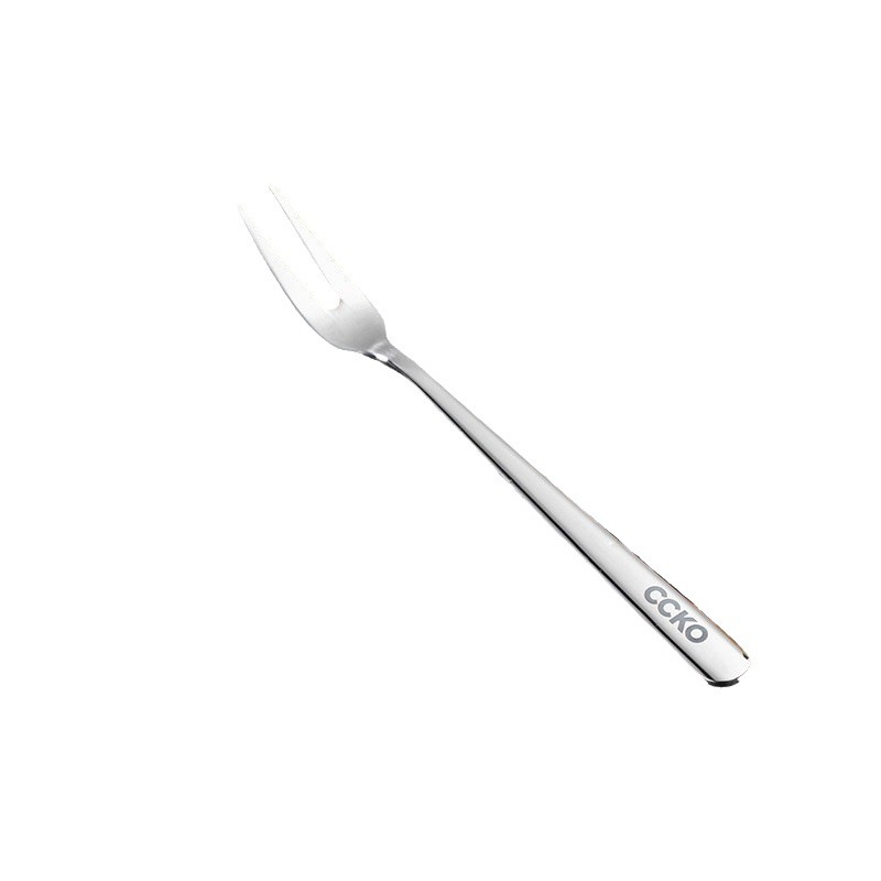 水果签/树脂水果叉/鸡尾酒竹签/一次性塑料勺子白底实物图