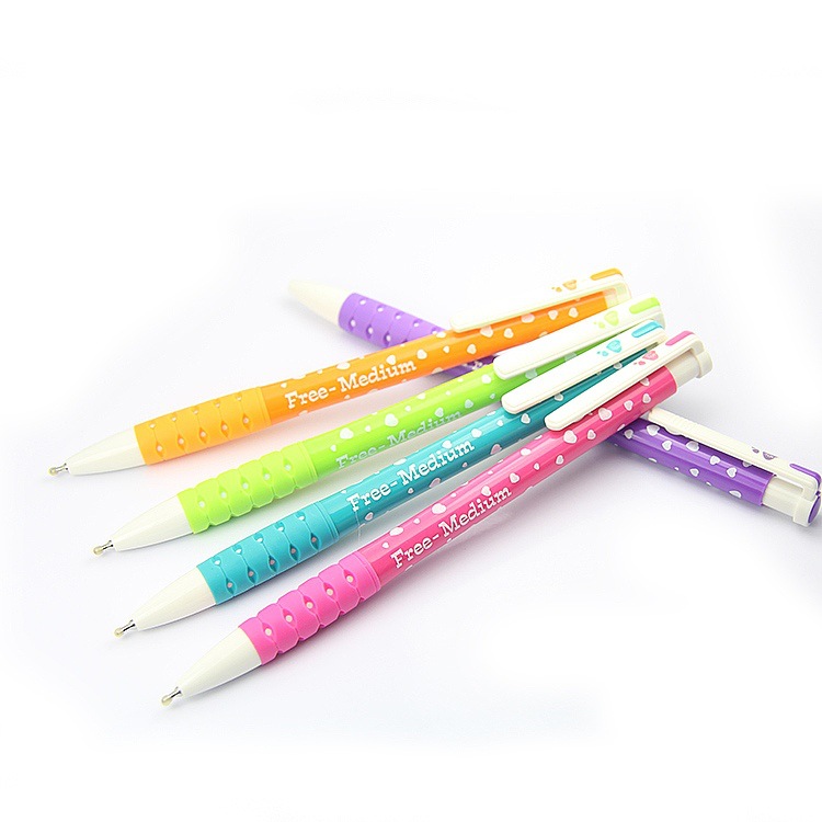 7506 brand oil pen manufacturer, blue 0.5MM, 60 pieces per box for students, children and office use Specification drawing