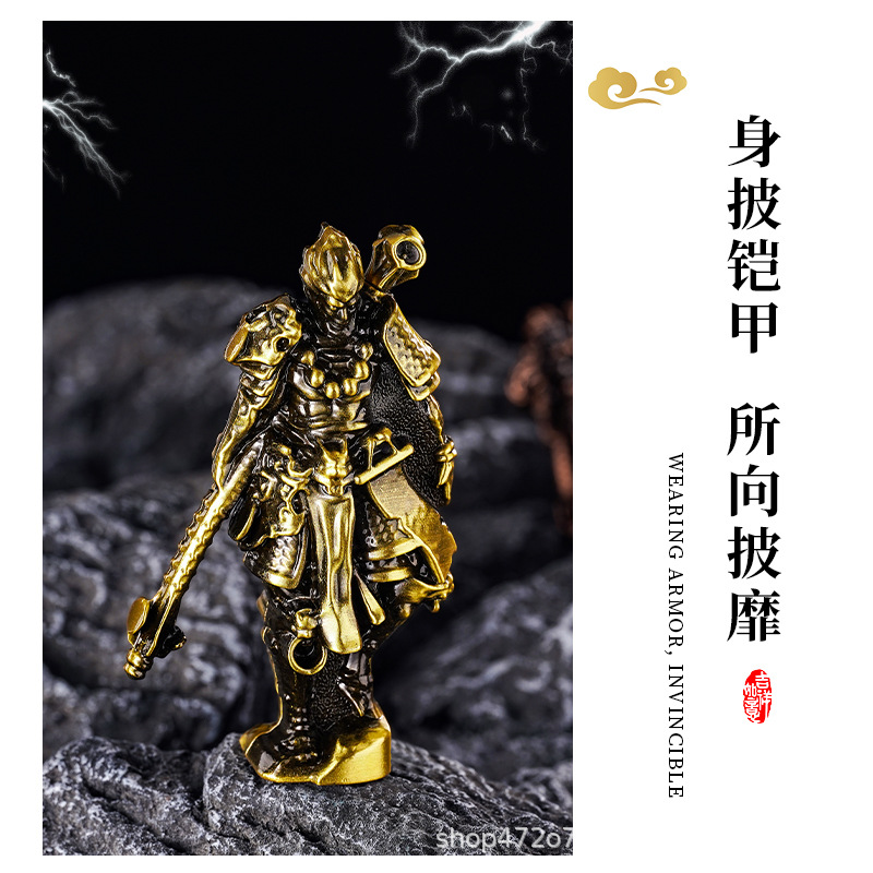 Sand gold cross metal sculpture warrior image incense burner Delta incense burner details Picture