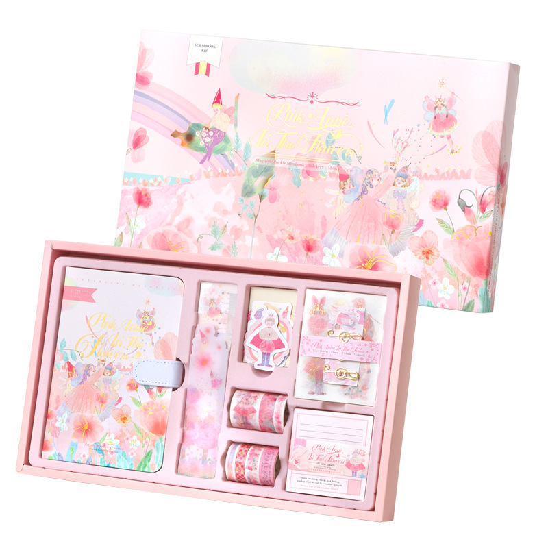 Xinmo Cross-border bestseller magnetic clasp book Gift box, fairy tale style, cute style, warm heart, high appearance level, handbook, children's birthday gift Item Picture