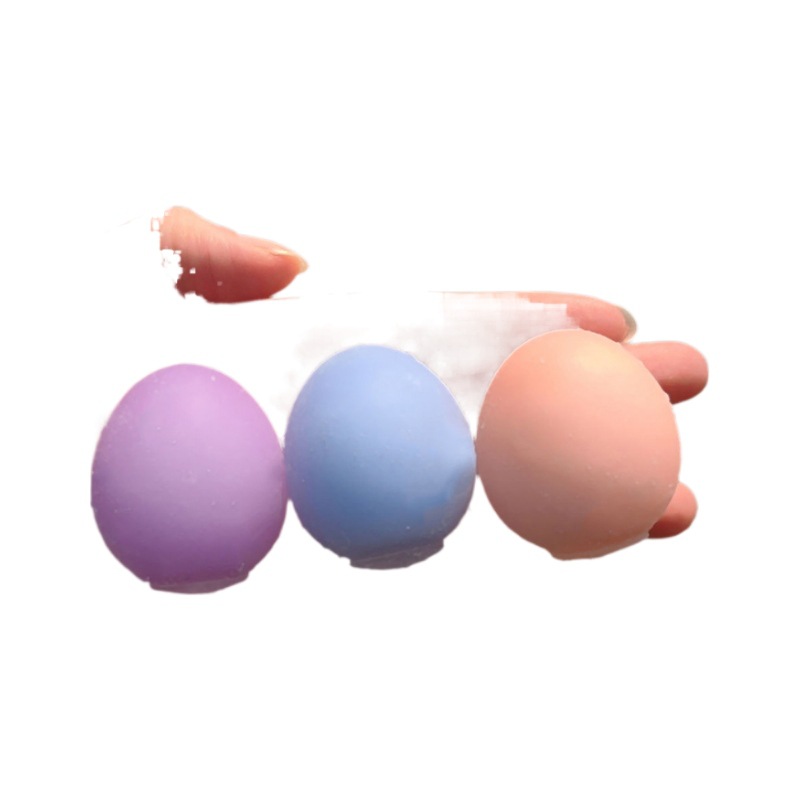 Creative photosensitive color-changing mini egg kneading fun Stress-relieving simulation light-changing stress-relieving pigeon egg release children's toy Item Picture