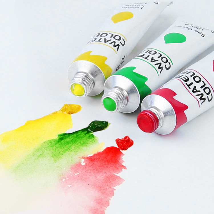 Yalong Cross-border's newly designed best-selling watercolor student art supplies, children's watercolor painting sets Specification image