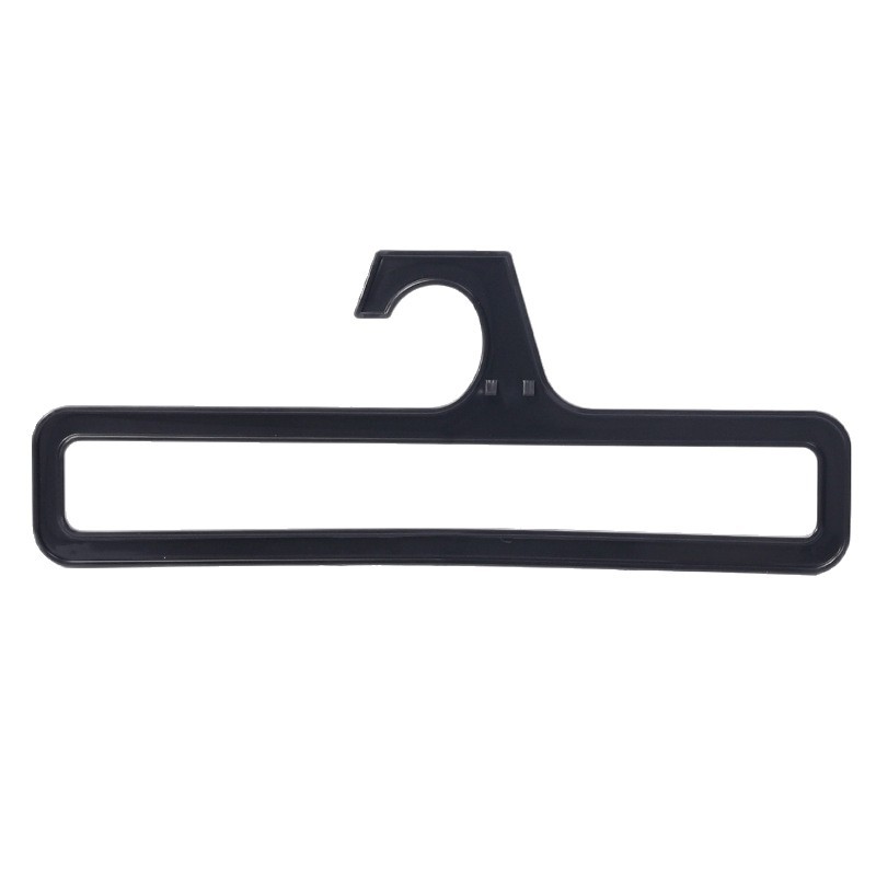 Plastic tape, white towel rack, scarf rack, multi-functional supermarket storage rack, thickened silk scarf hook, wholesale black Item Picture