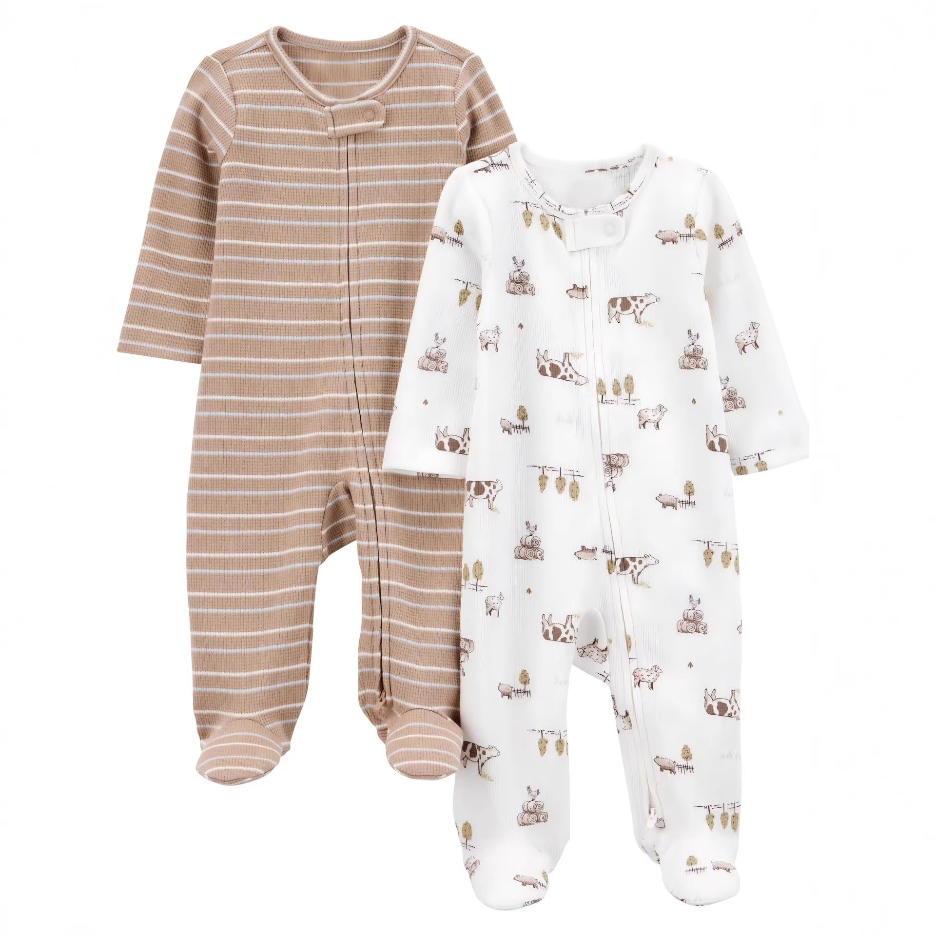 【定制】外贸夏季棉儿童连体衣a类婴儿爬服拉链婴儿服装童装