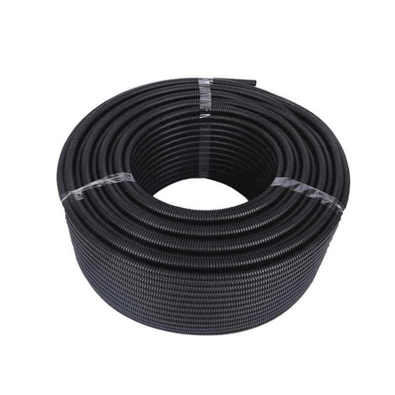 PP flame-retardant plastic corrugated pipe conduit, fireproof snake skin wire sheath, automotive wiring harness wire protection flexible hose Item Picture