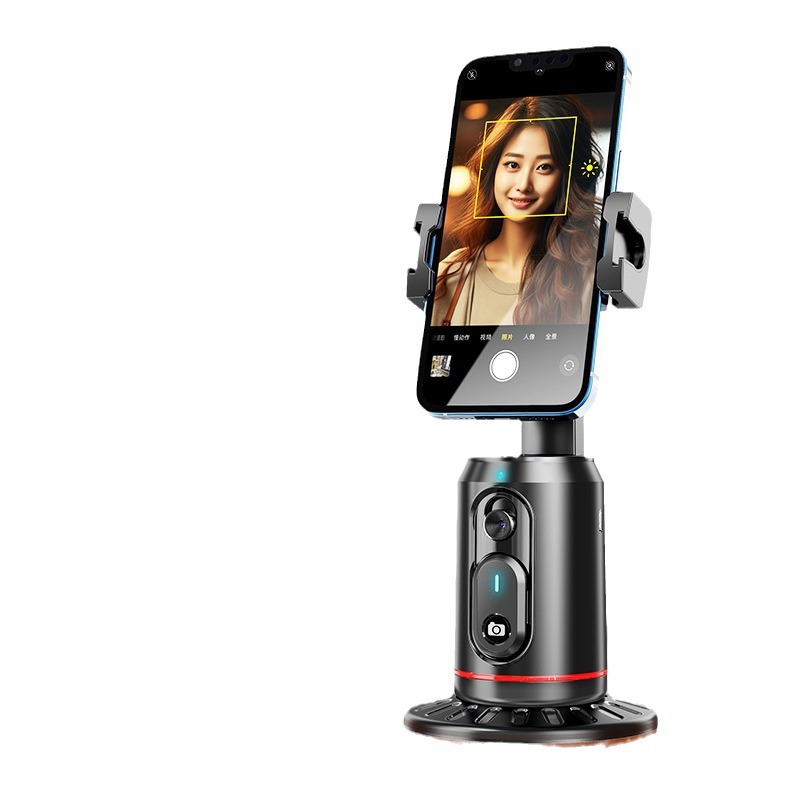 New product Q02: Smart AI face Recognition Mobile pan-tilt, Douyin Live Streaming Selfie Wonder, panoramic tracking and anti-shake Item Picture