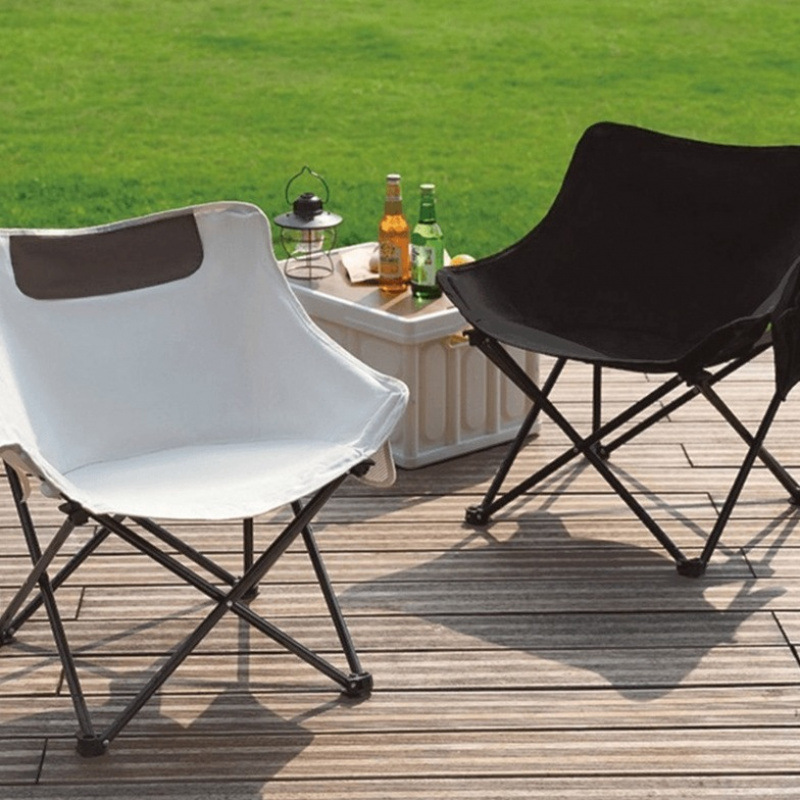 Z月亮椅户外折叠椅子久坐不累舒适收纳超轻便携加厚承重露营椅子L