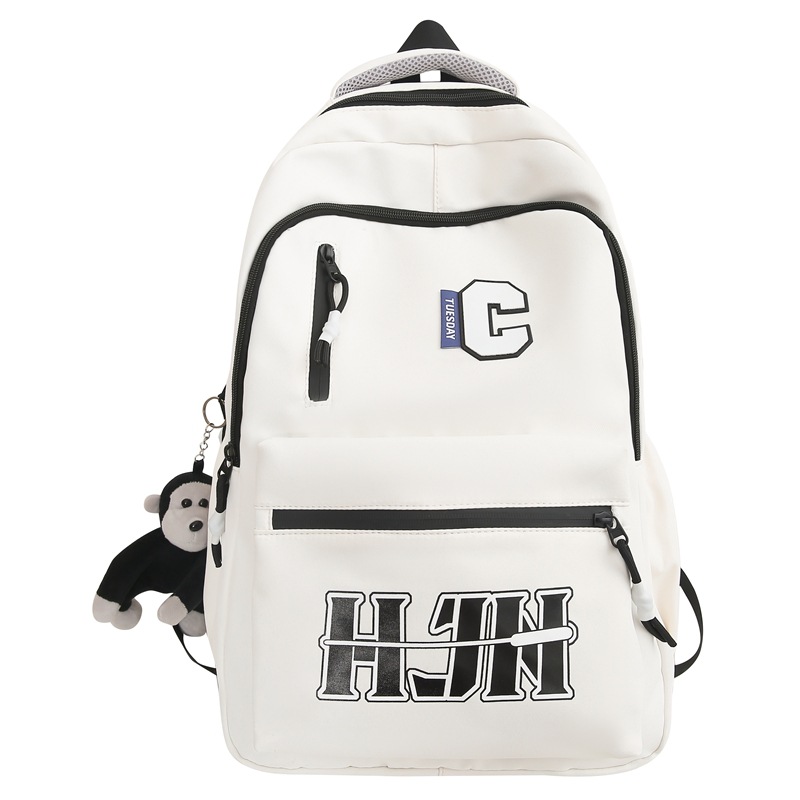 Backpacks for fashionable women, large-capacity travel computer backpacks for men, casual bags for junior high school, senior high school and primary school students Item Picture